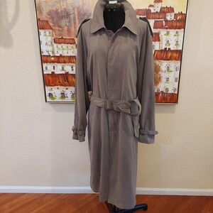 CHRISTIAN DIOR TRENCH COAT Olive 4 Classic STUNNING SPRING  Designer